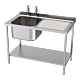 Single Bowl Single Right Hand Drainer