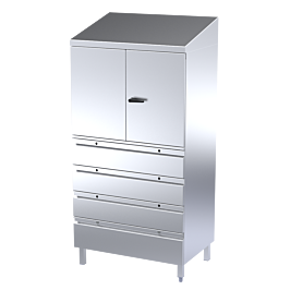 Combination Locker - 4 Drawers 1 Compartment