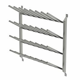 16 pair wall mounted boot rack