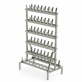 48 pair static double sided shoe rack