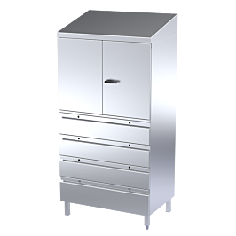 Combination Locker - 4 Drawers 1 Compartment