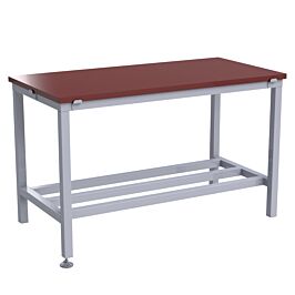 HDP Topped Table - Aluminium Underframe