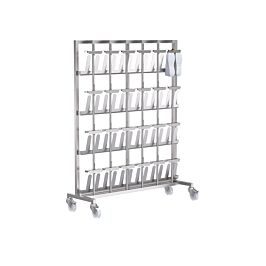 Lockable shoe rack - 24 pair