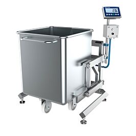 350kg Pneumatic Weighscales with 300 Litre Eurobin