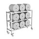 3 x 3 Film Reel Storage Trolley