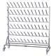 Mobile Single Sided Boot Rack - 36 Pairs