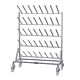 Mobile Single Sided Boot Rack - 20 Pairs