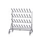 Mobile Single Sided Boot Rack - 16 Pairs