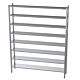 Sheet Shelf Shoe Storage Rack  - L 1446 x W 290 x H 1810 - 48 pairs