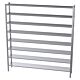 Sheet Shelf Shoe Storage Rack - L 1696 x W 290 x H 1810 - 56 pairs 