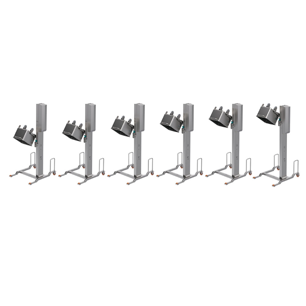 Adjustable Height Single Column Tipper Mobile SYSPAL | UK